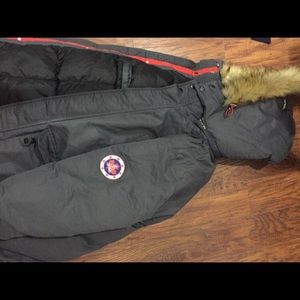 Down feather thick winter jacket